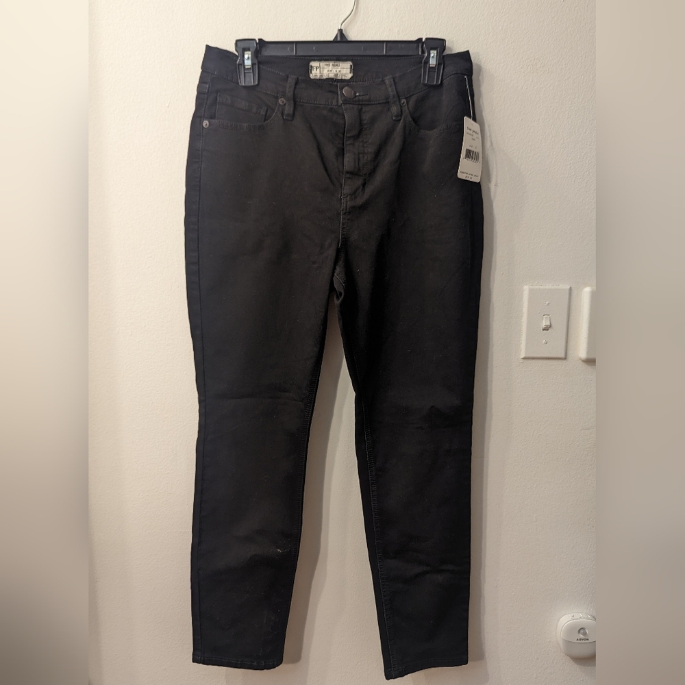 Free People Black Skinny New
